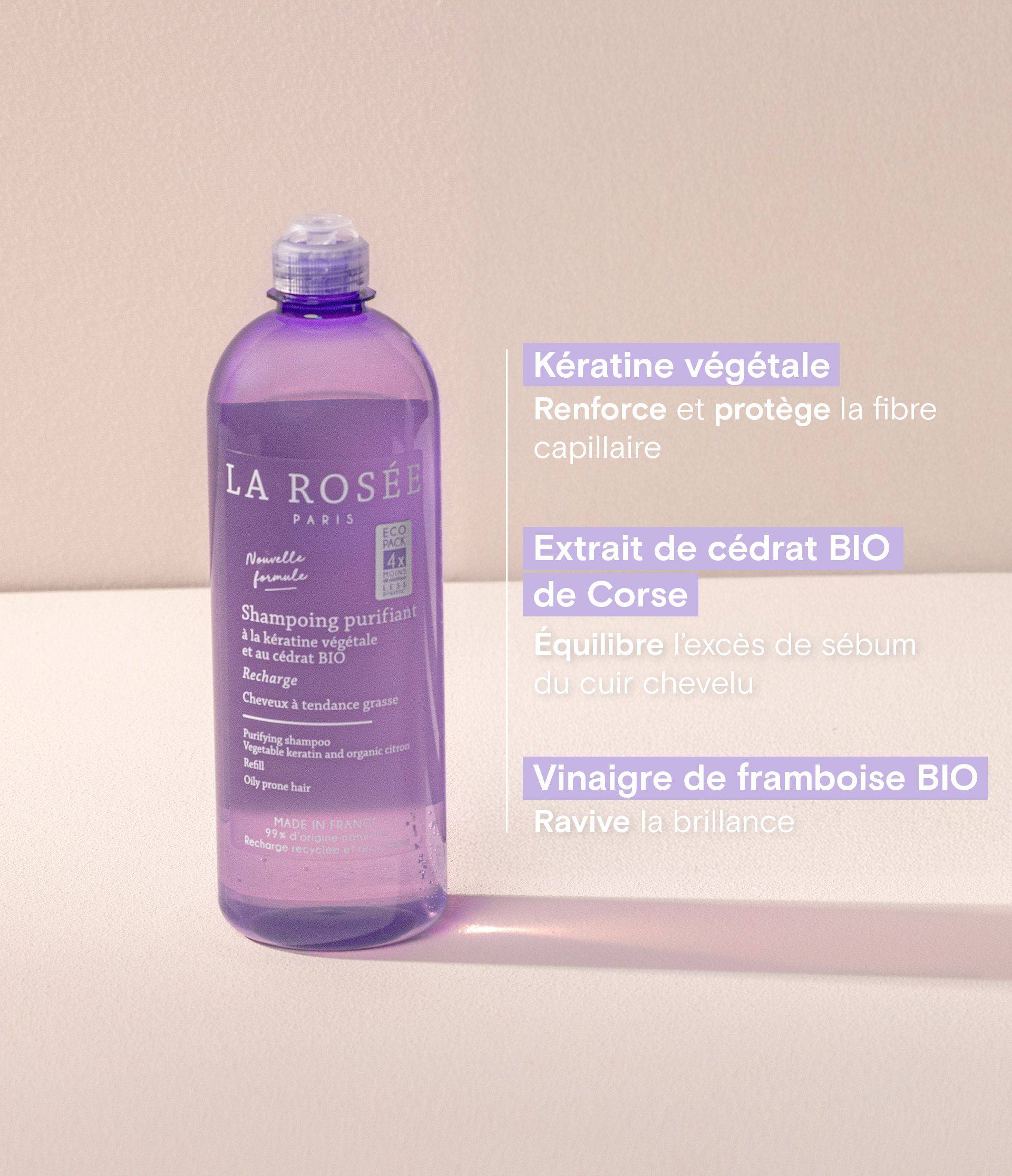 Recharge shampoing purifiant - visu ingrédients