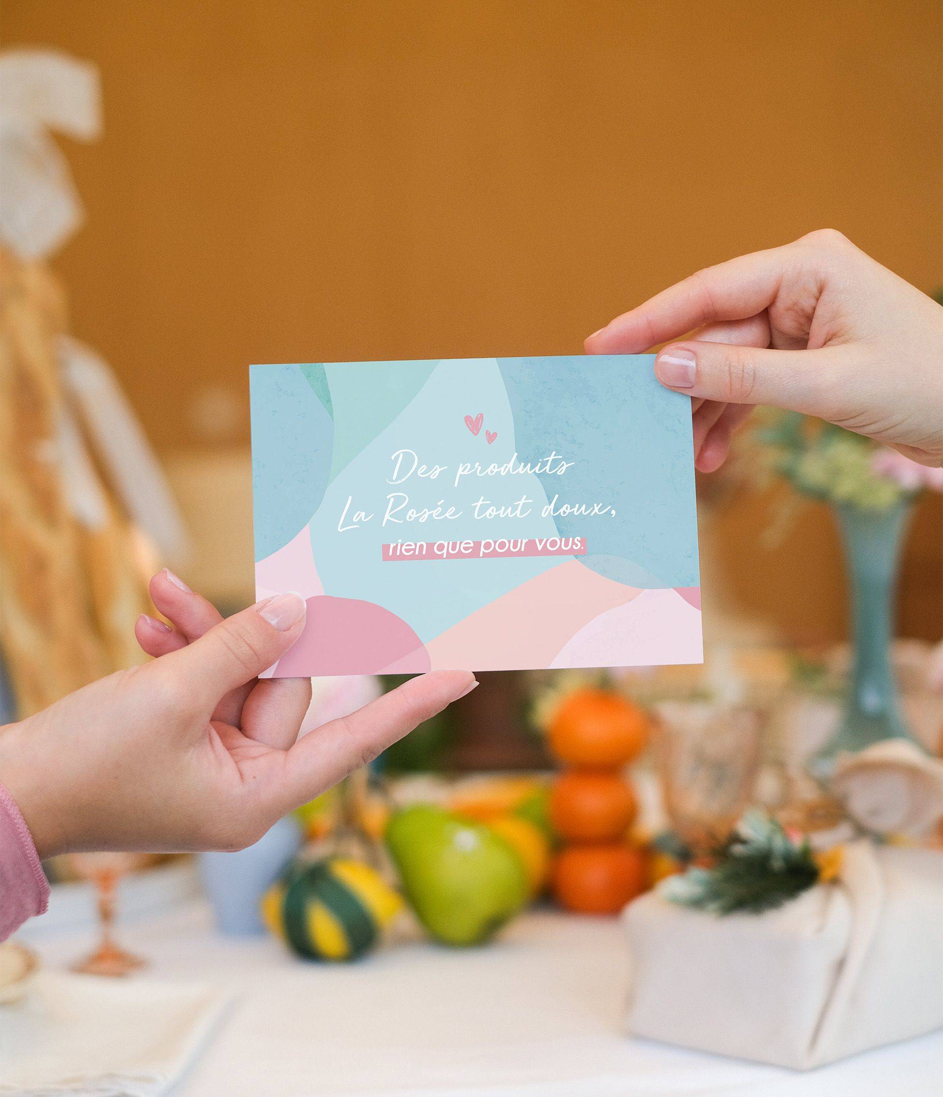 Carte cadeau La Rosée, montant au choix