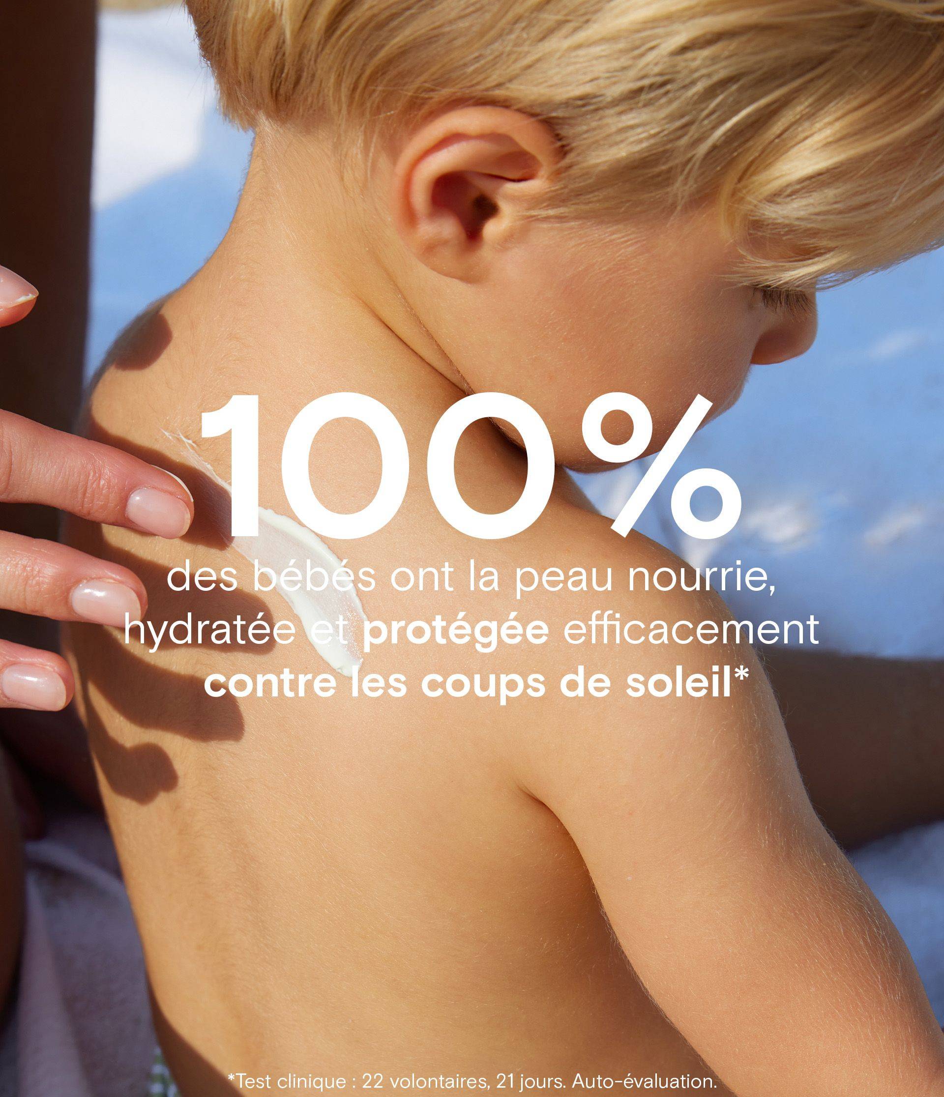 Lait solaire bébé - claim
