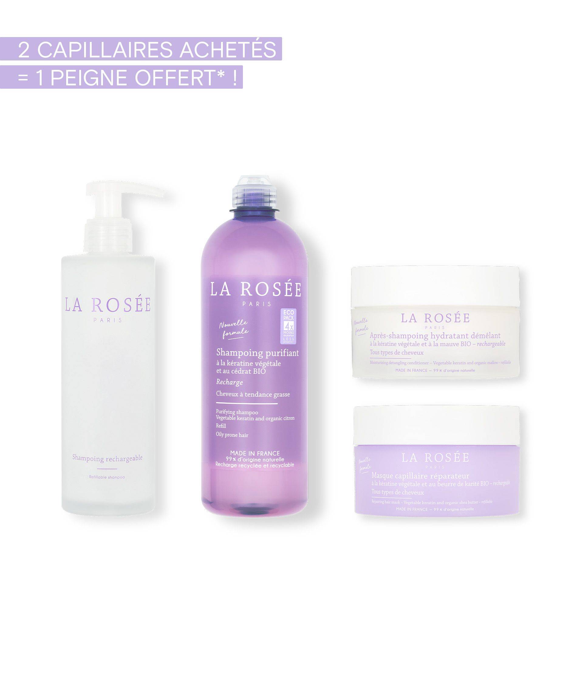 Routine cheveux gras - opé cap