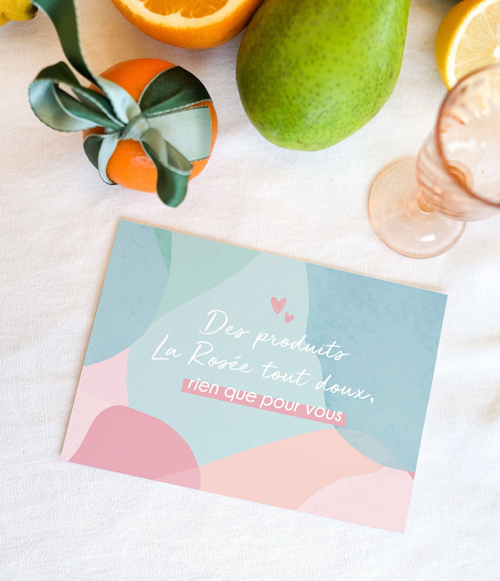 Carte cadeau La Rosée, montant au choix