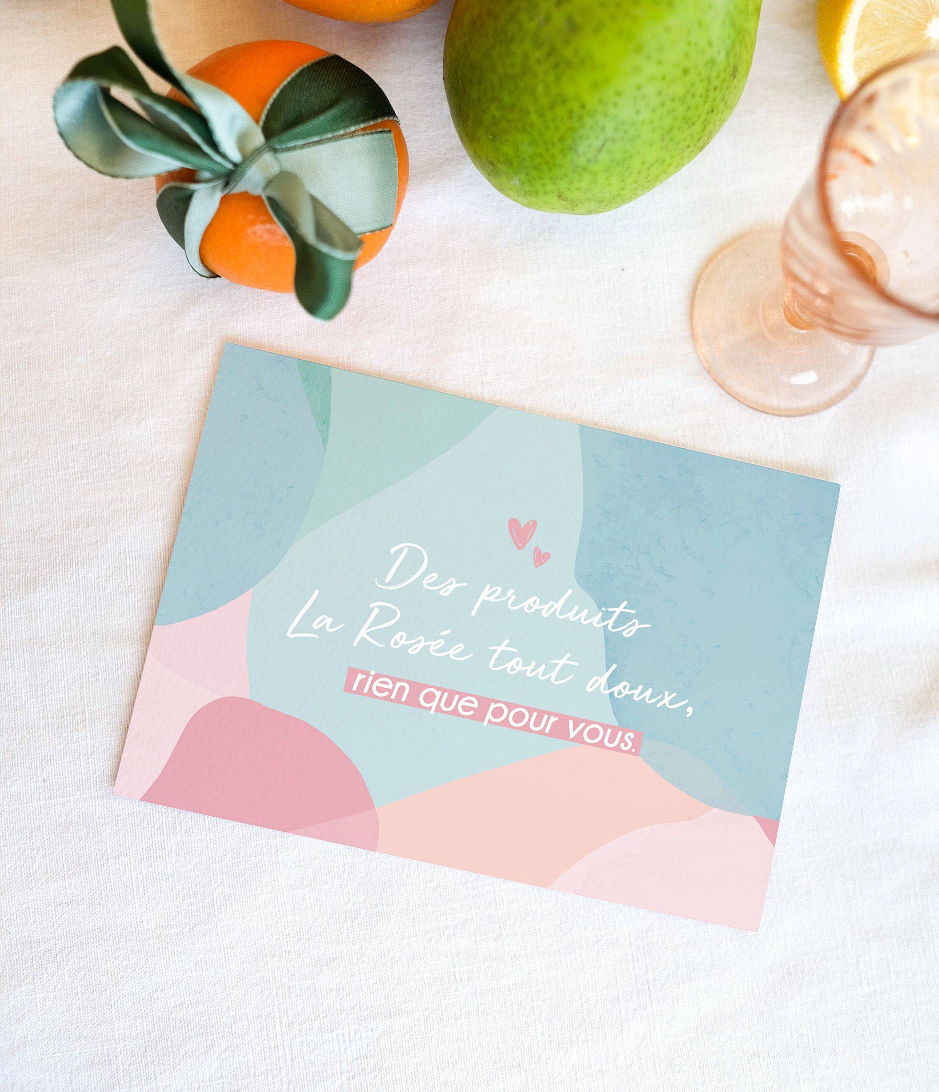 Carte cadeau La Rosée, montant au choix