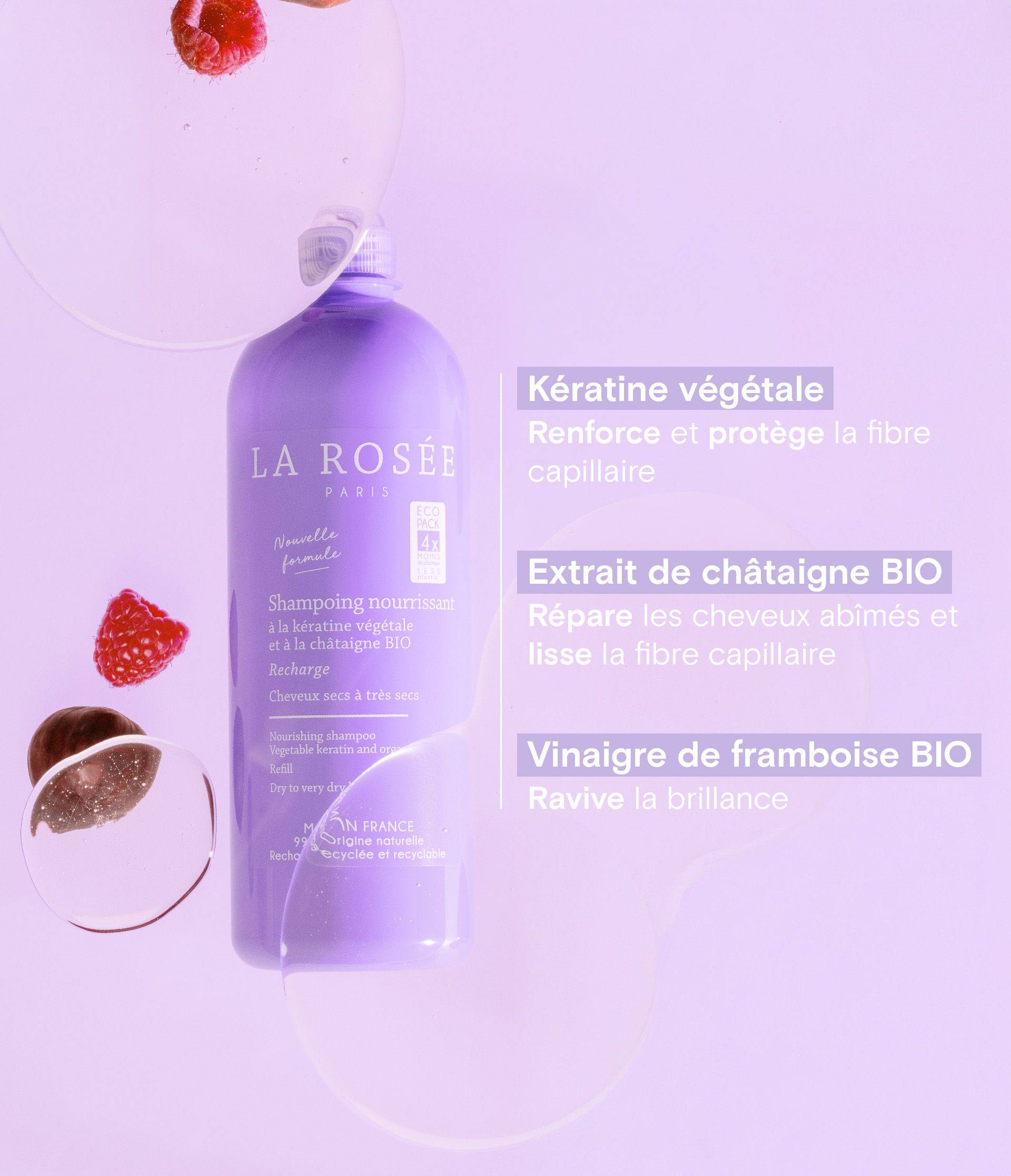 Recharge shampoing nourrissant - visu ingrédients