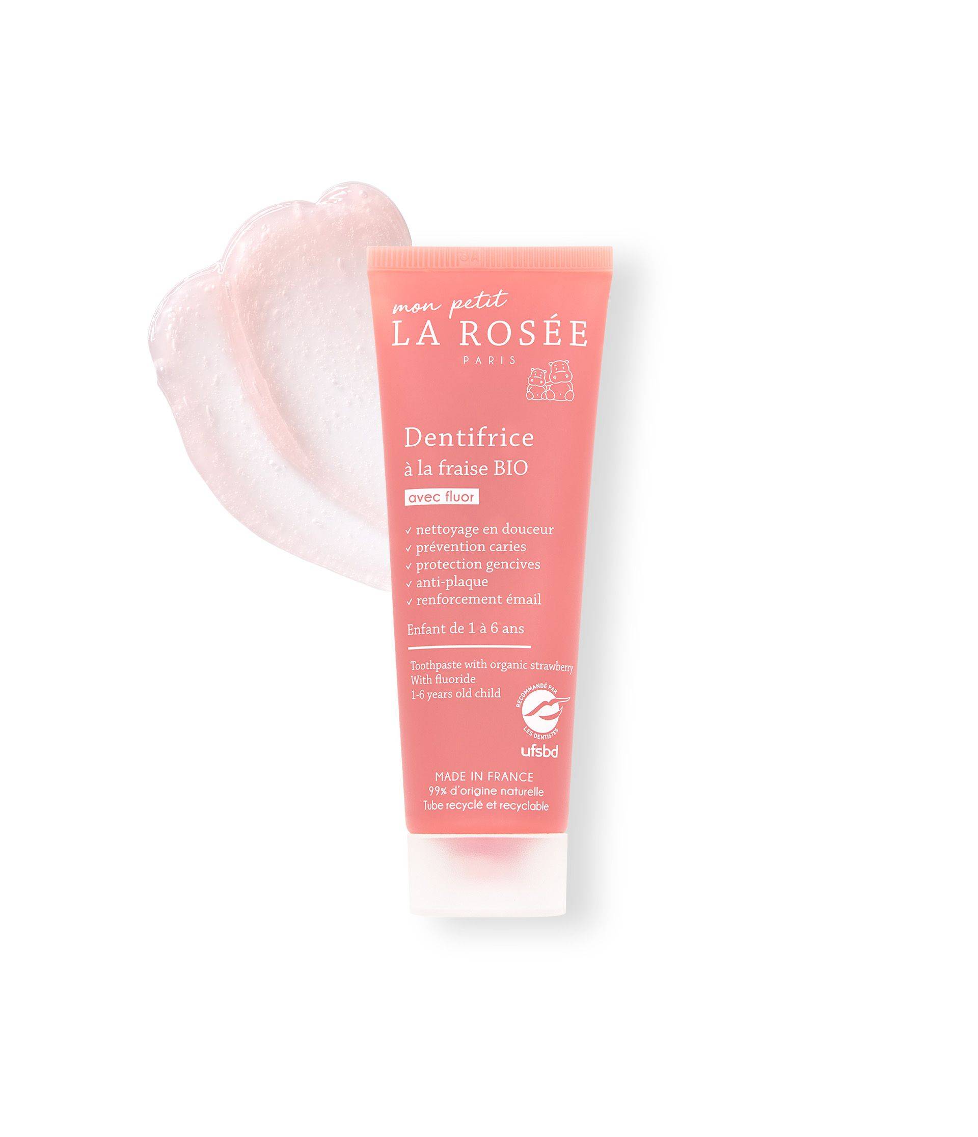 Dentifrice bébé à la fraise - La Rosée