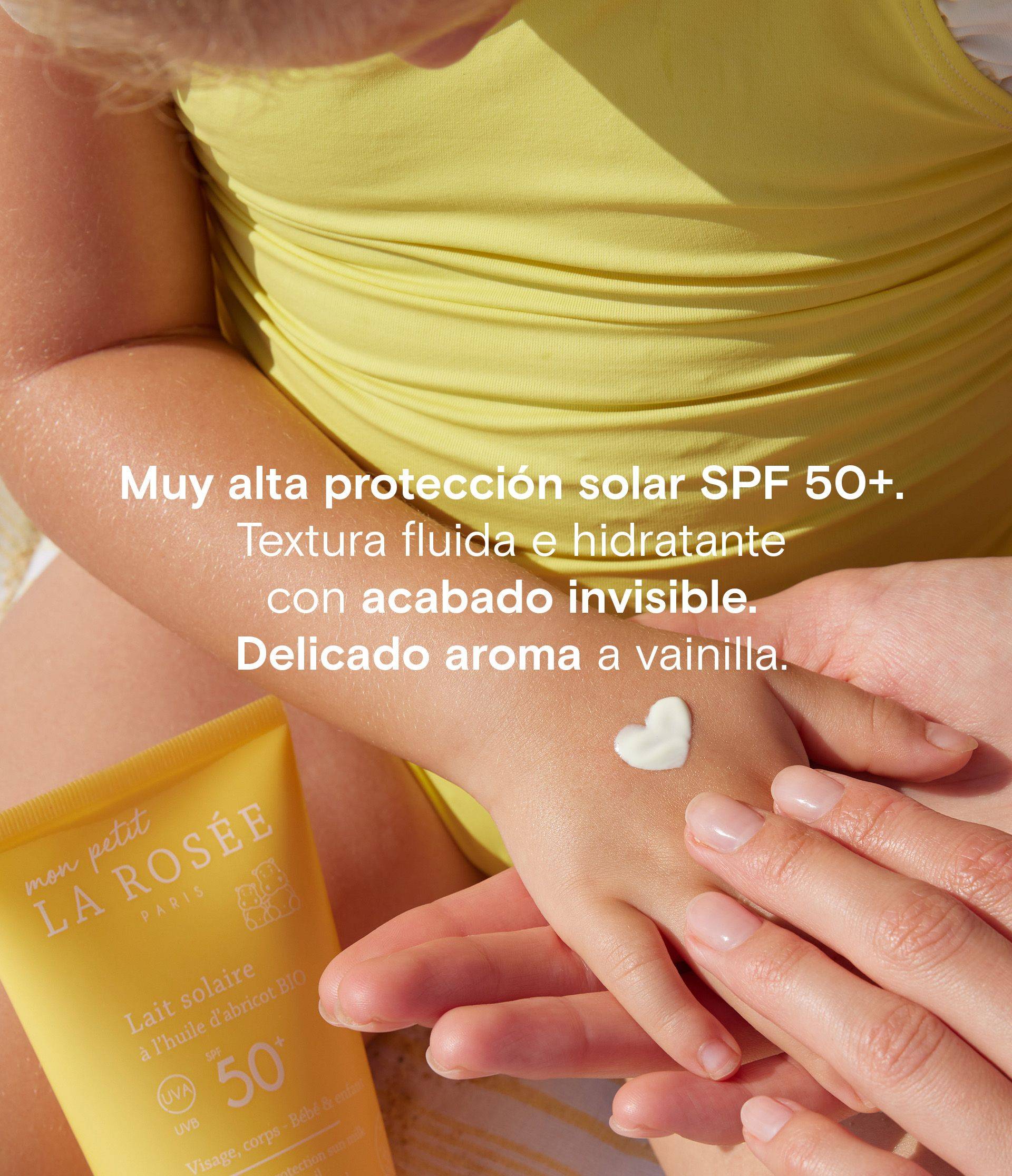 Lait solaire bébé - claim ES