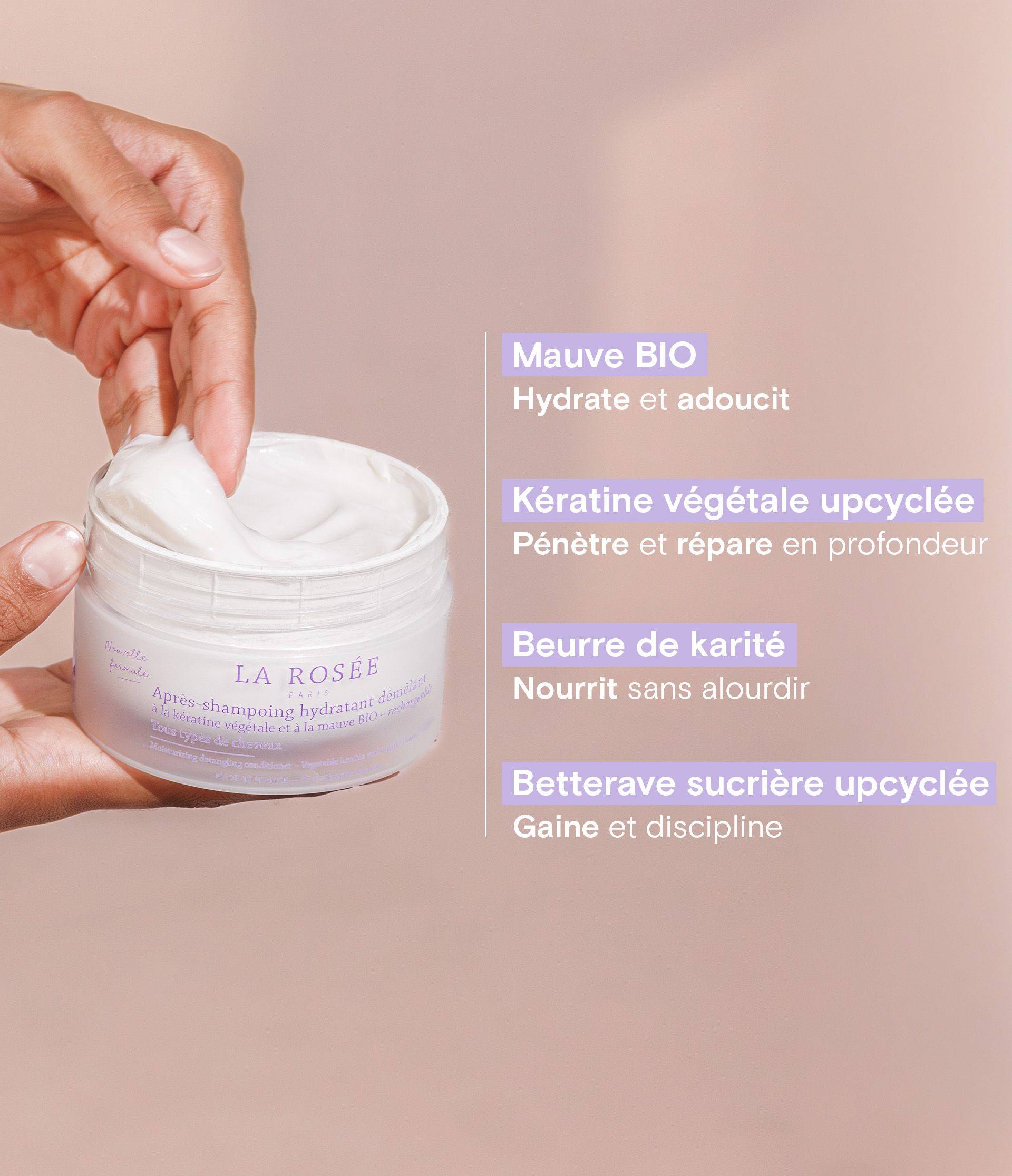 Après-shampoing - visu ingrédients