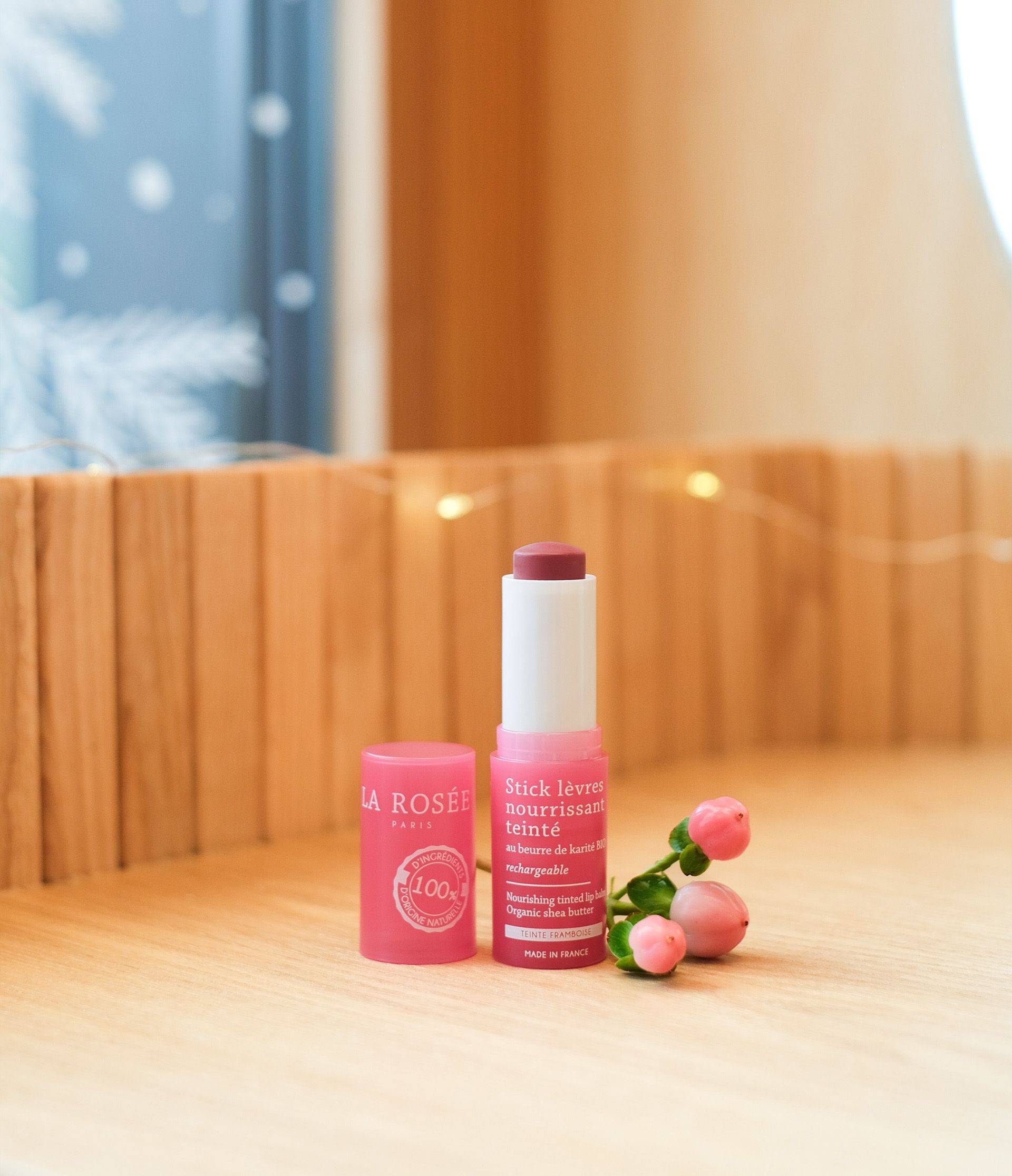 Stick lèvres nourrissant teinté et sa recharge - La Rosée