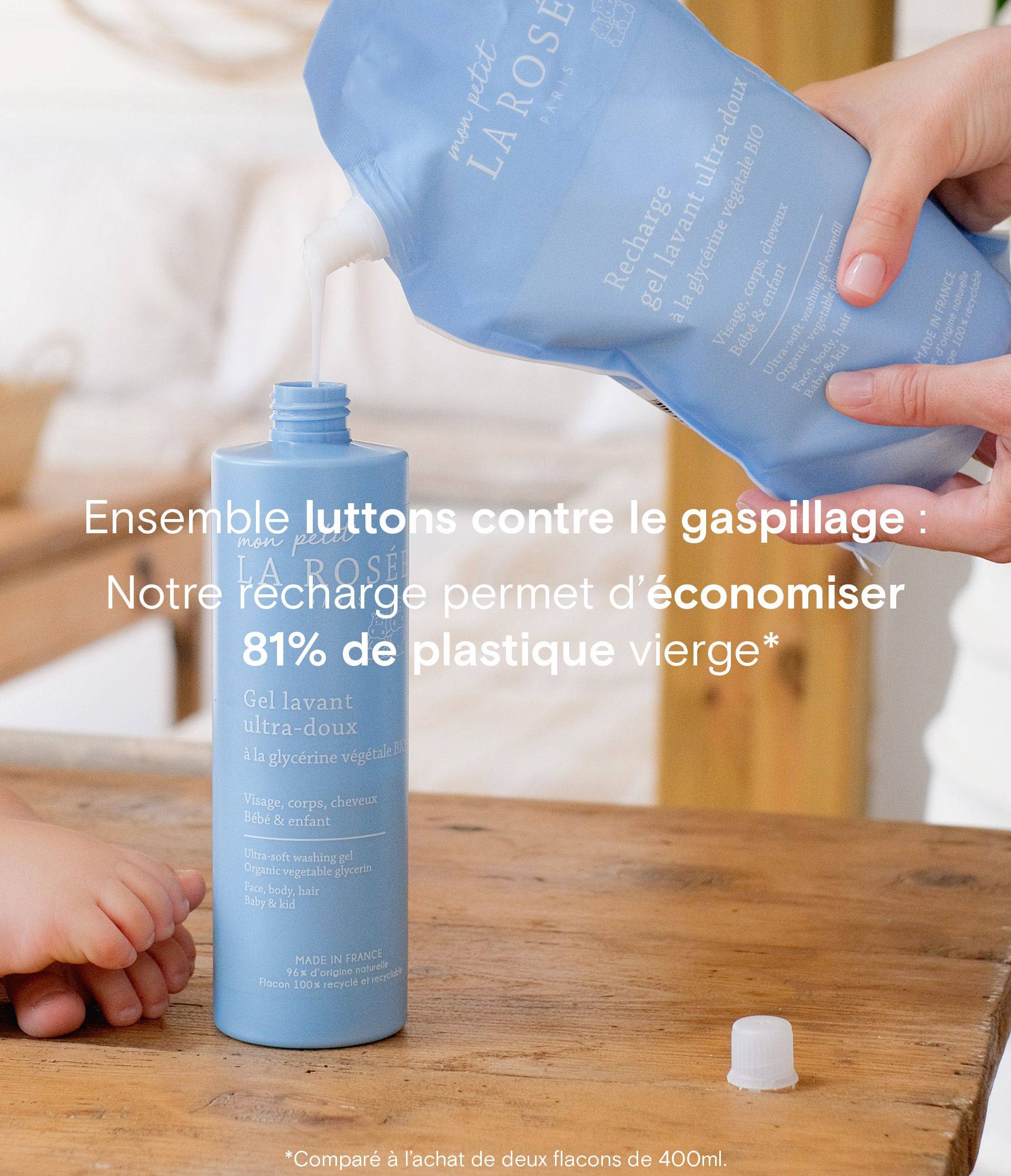 Recharge gel lavant - claim