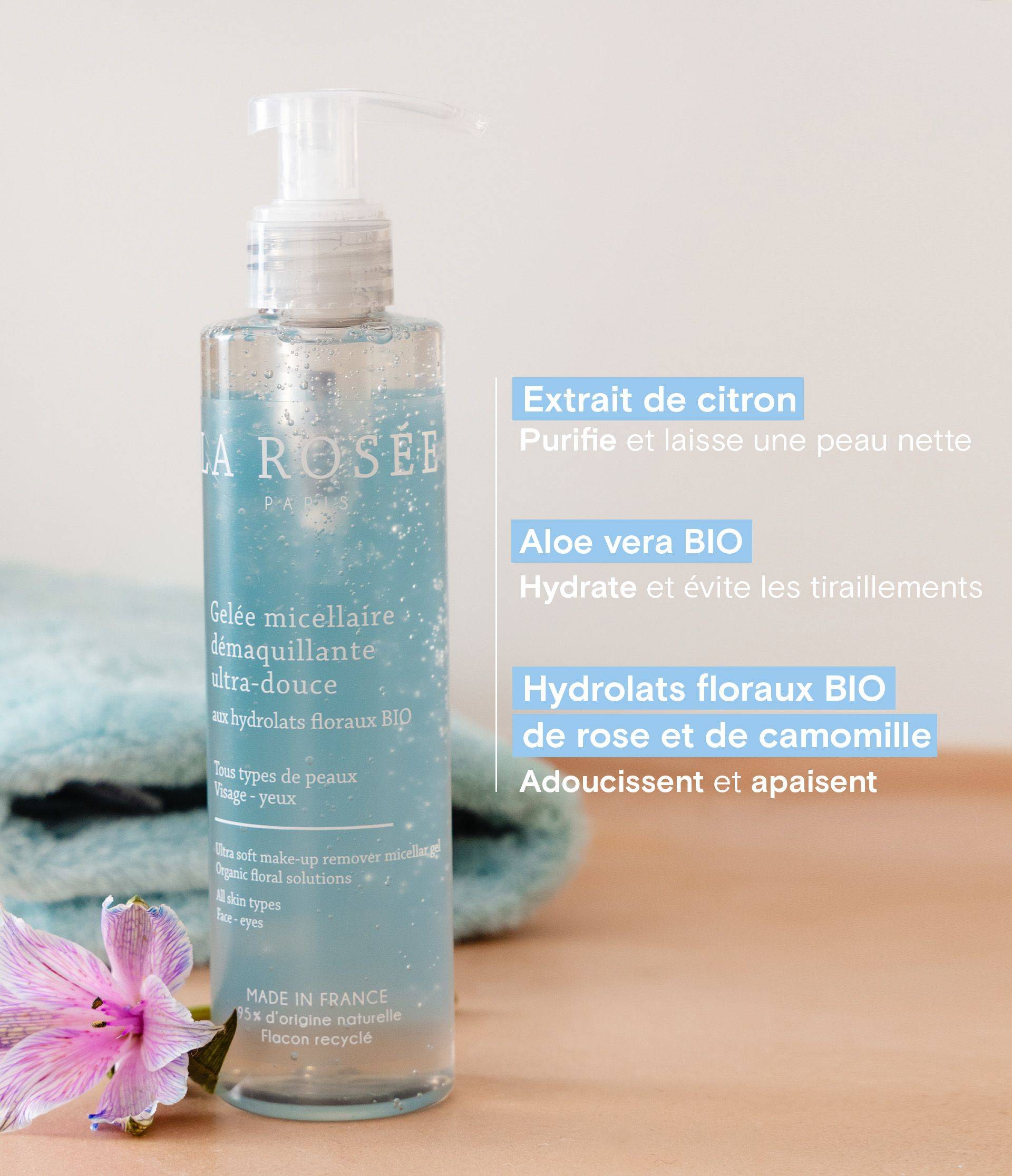 Gelée micellaire - ingrédients