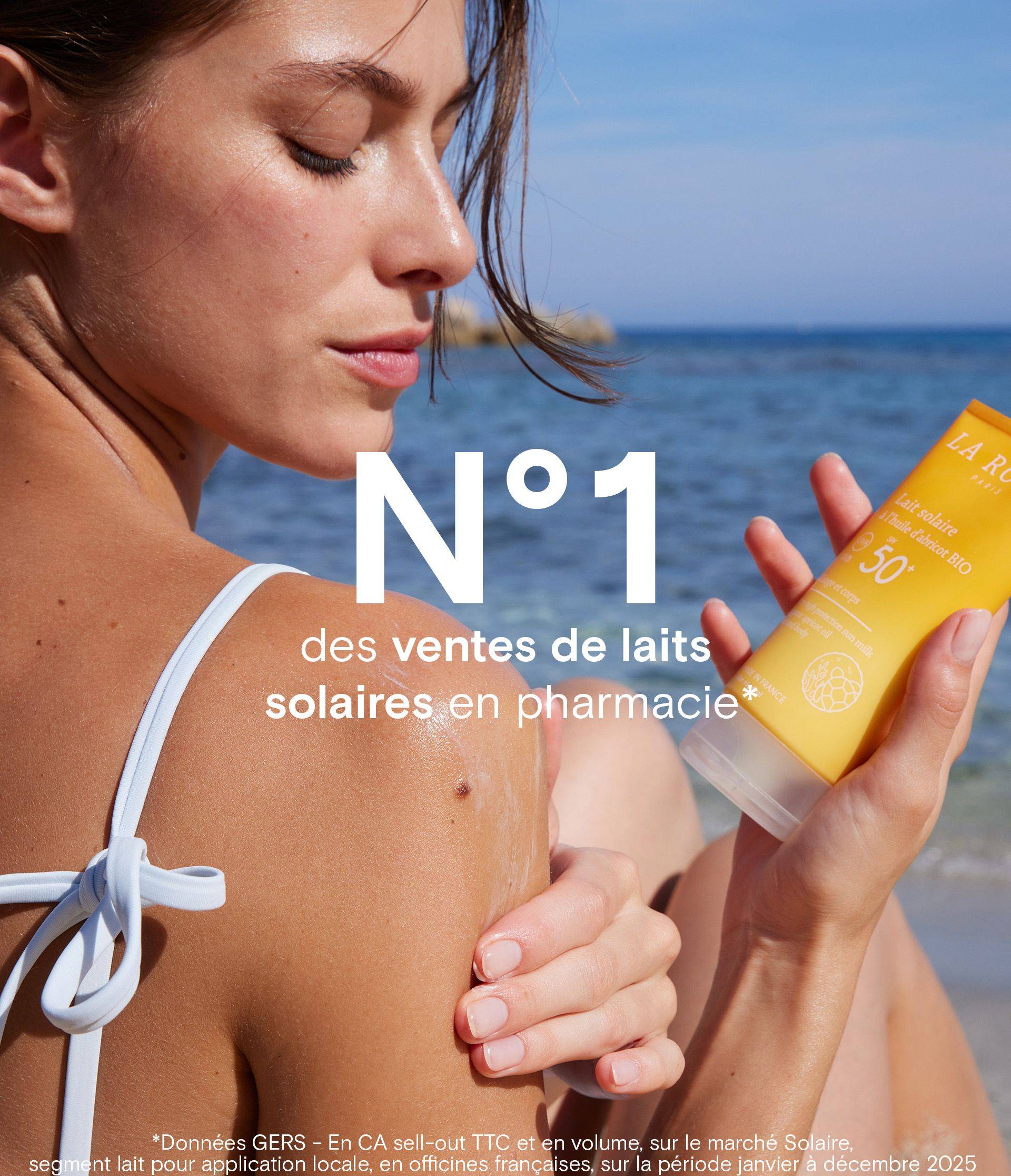 Lait solaire 50 - claim