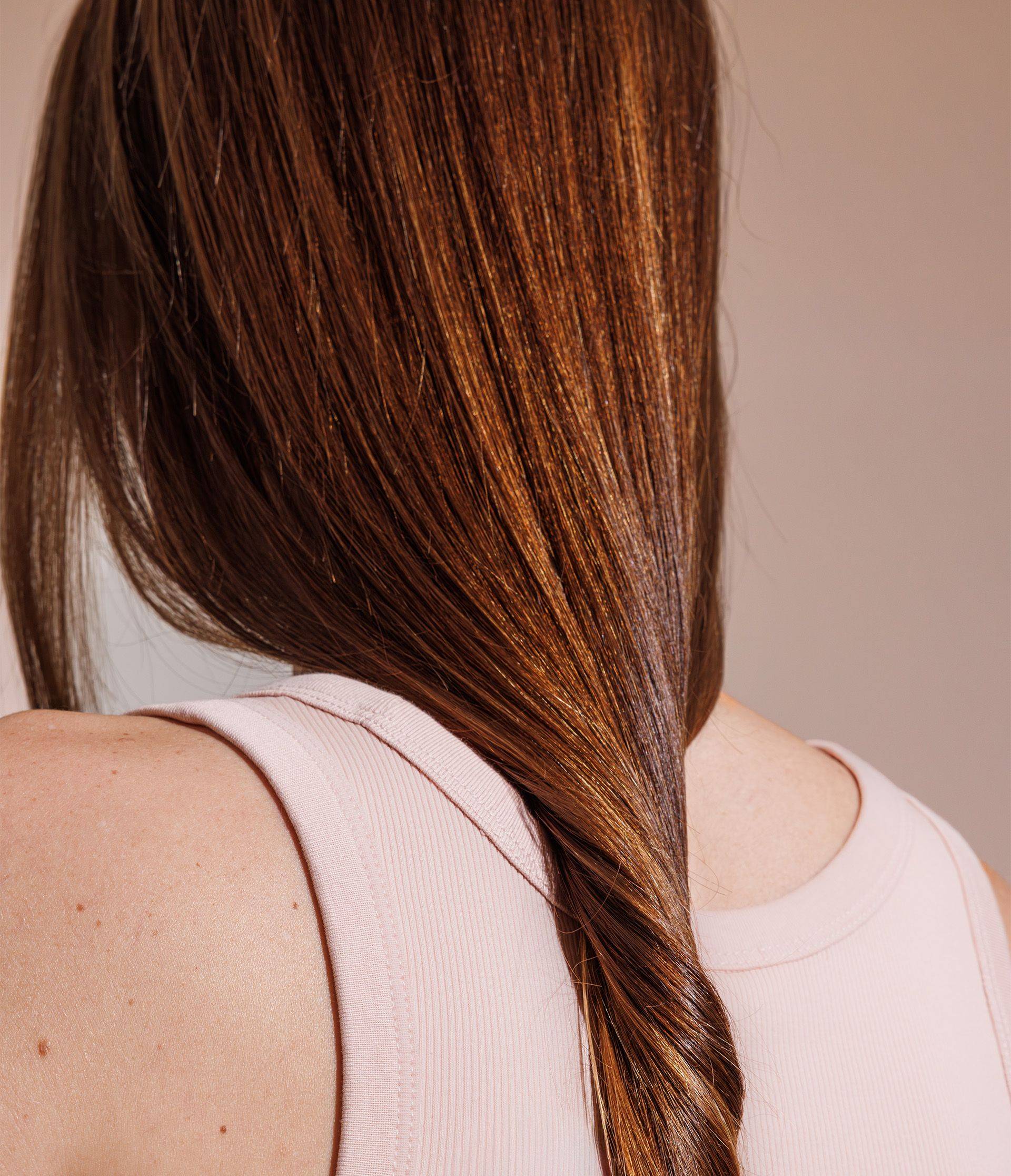 Routine cheveux gras résultat