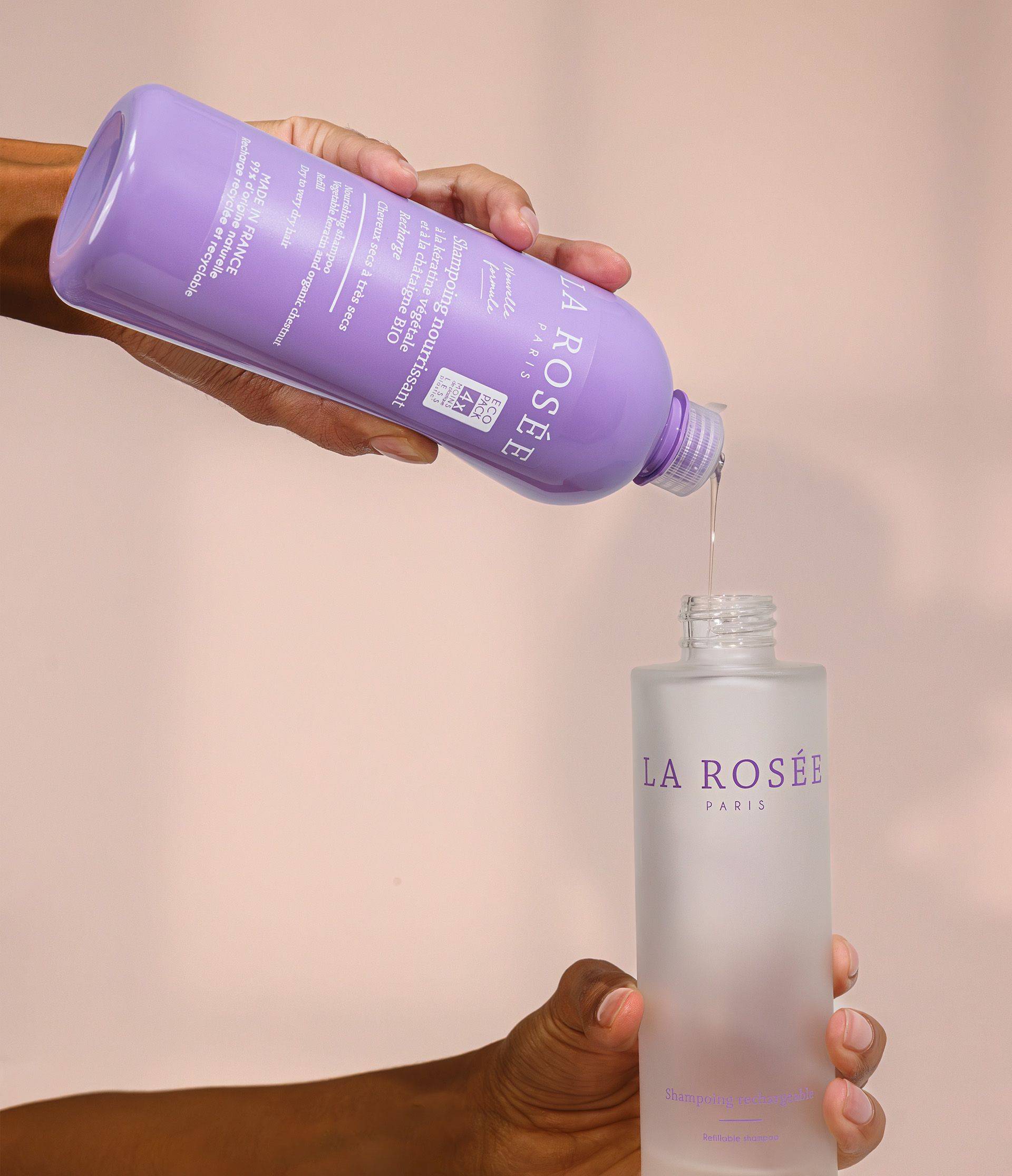 shampoing nourrissant et flacon