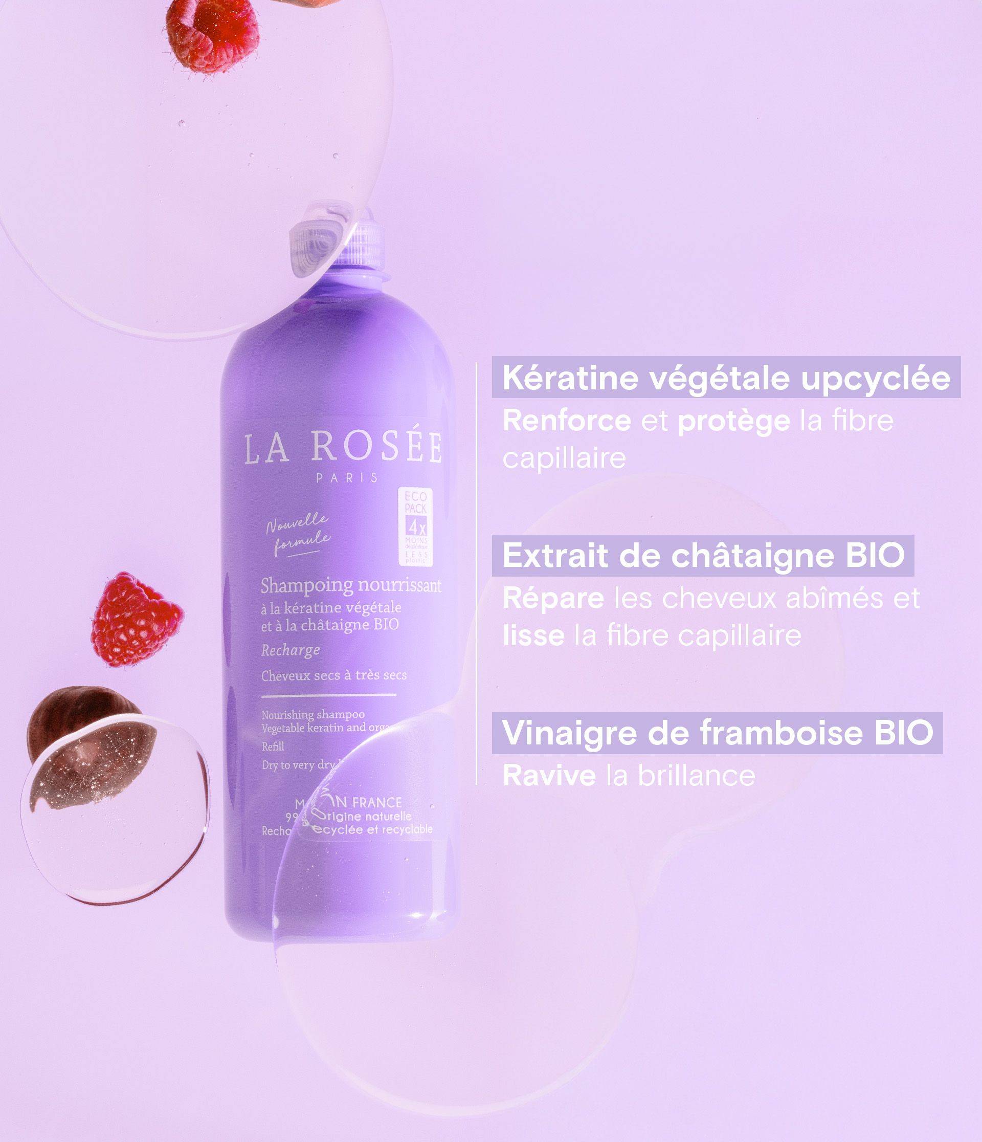 Recharge shampoing nourrissant - visu ingrédients