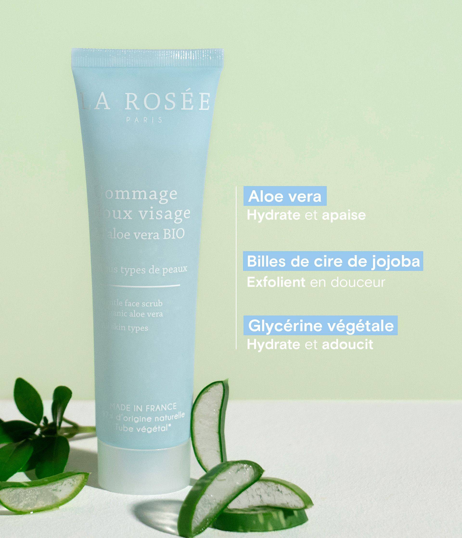 Gommage visage - ingrédients