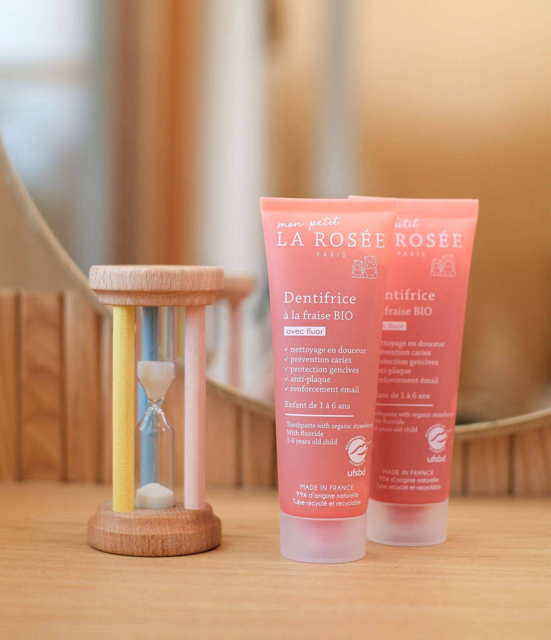 Sablier brossage des dents - 3 min - La Rosée