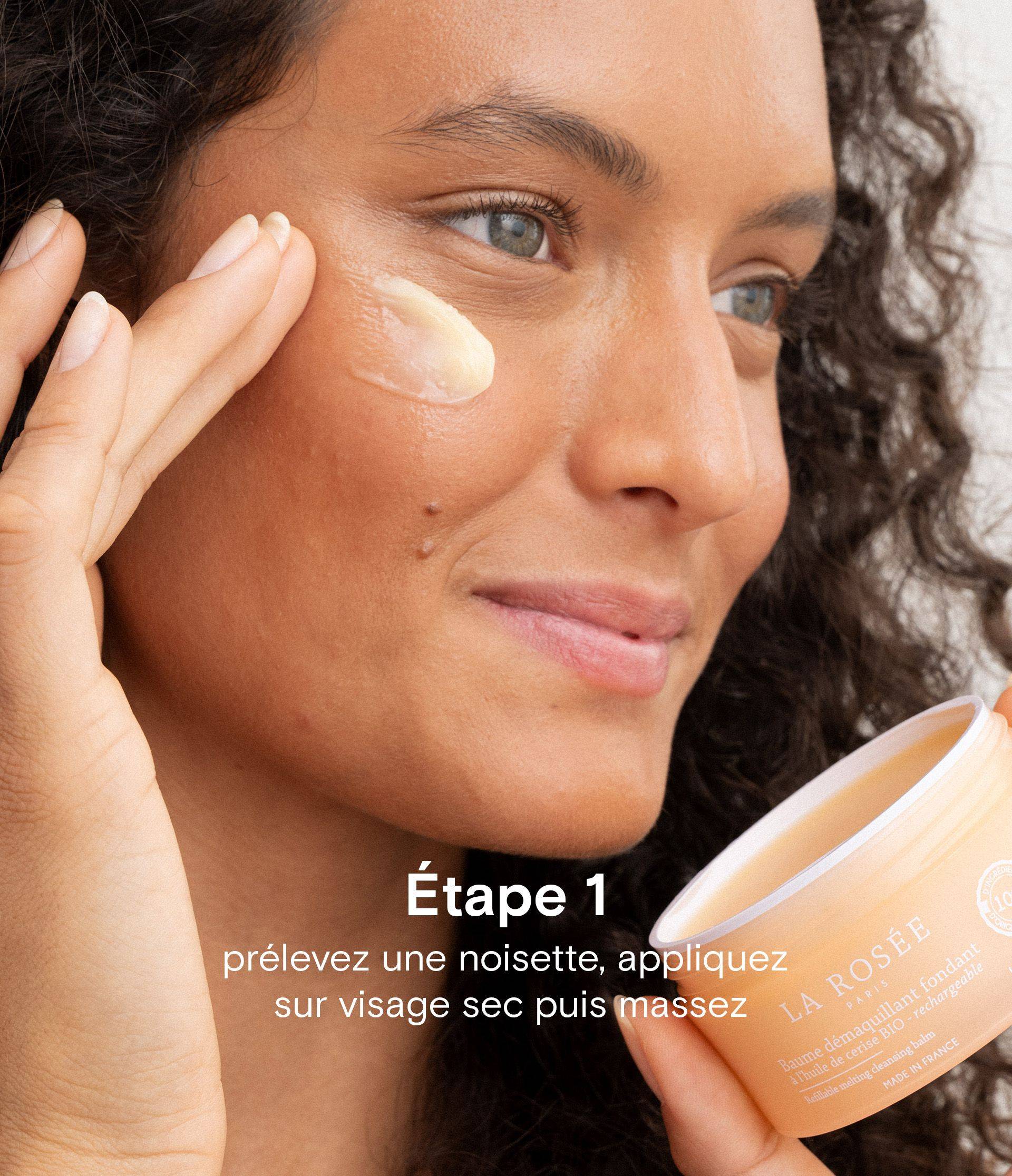 Baume démaquillant étape 1