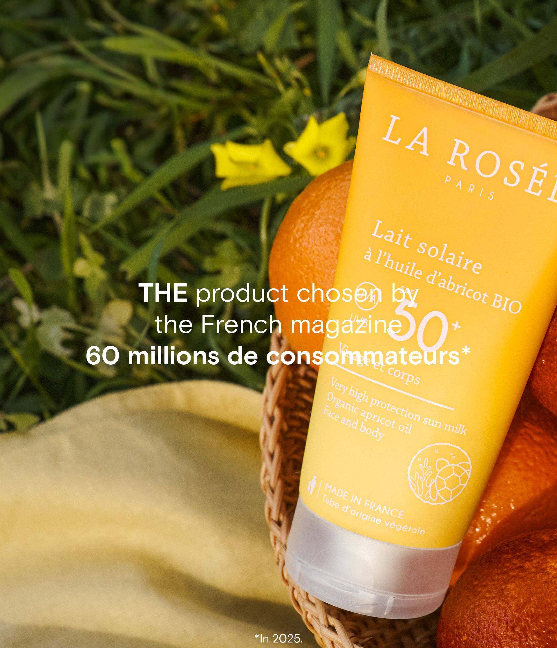 Lait solaire 50 - claim 2 EN