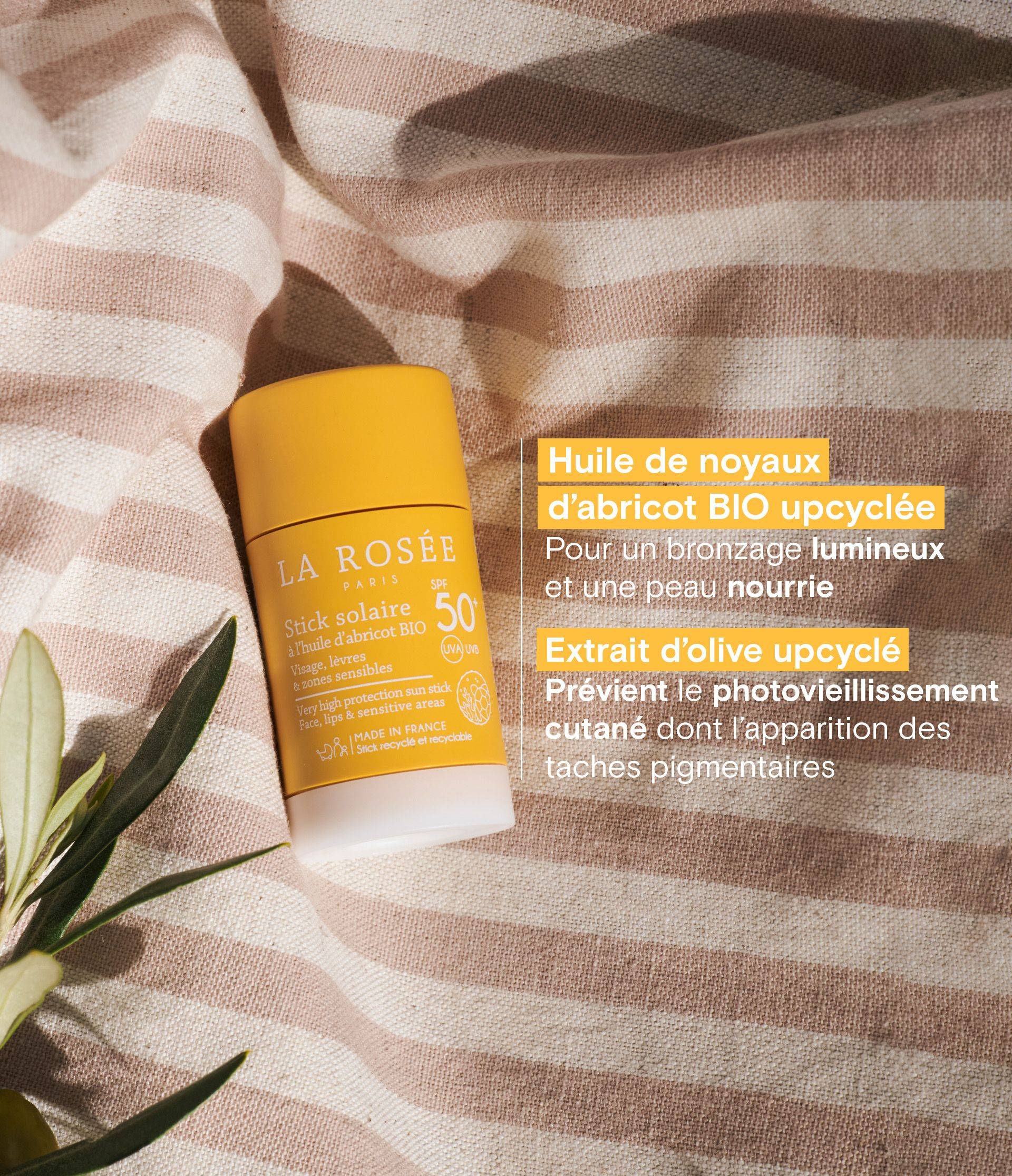 Stick solaire - visu ingrédient