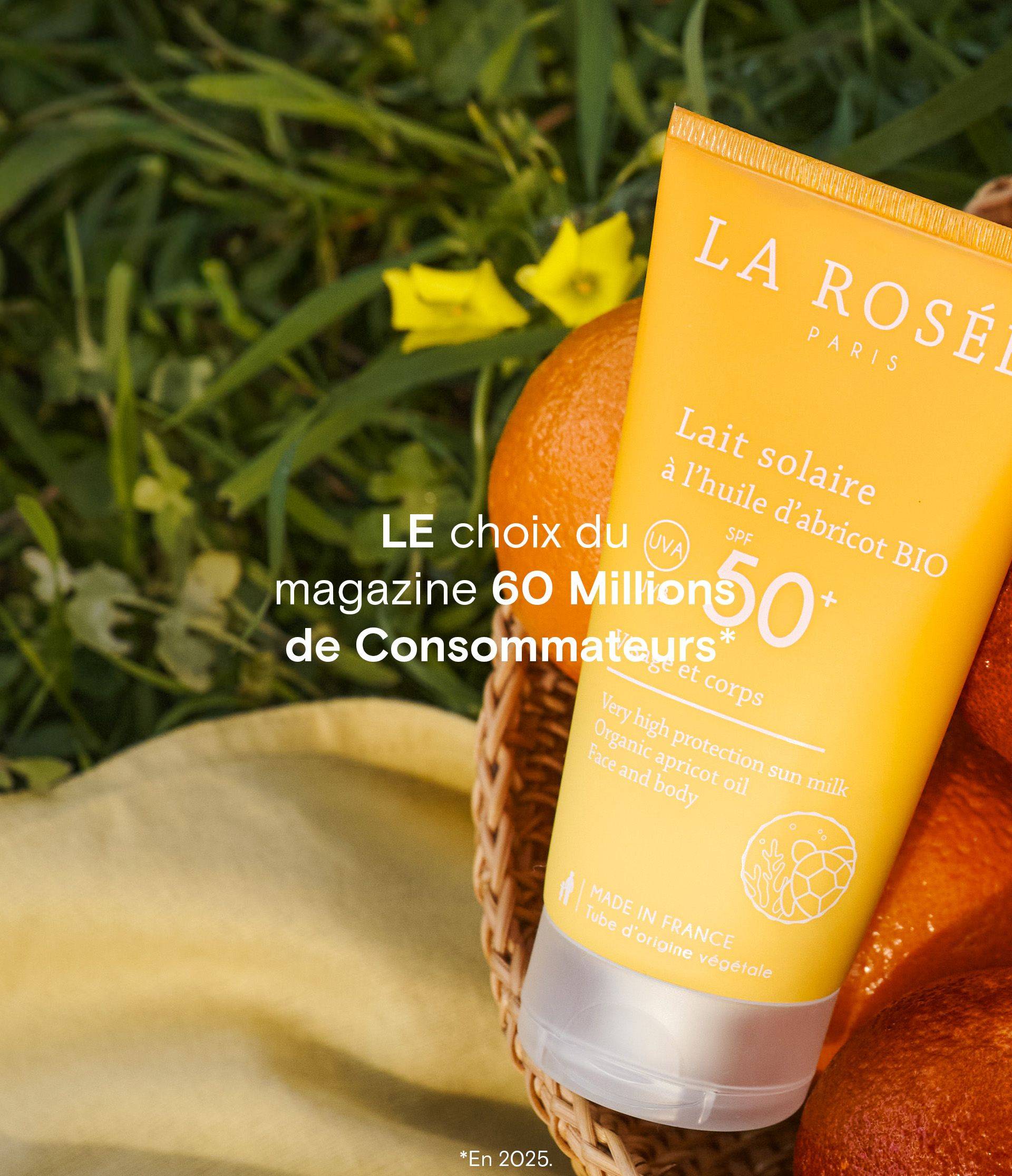 Lait solaire 50 - claim 3