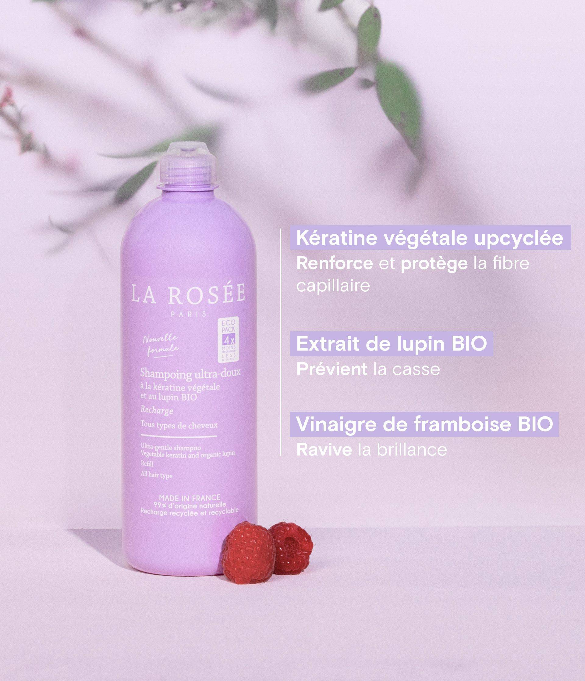 Recharge shampoing ultra-doux - visu ingrédients