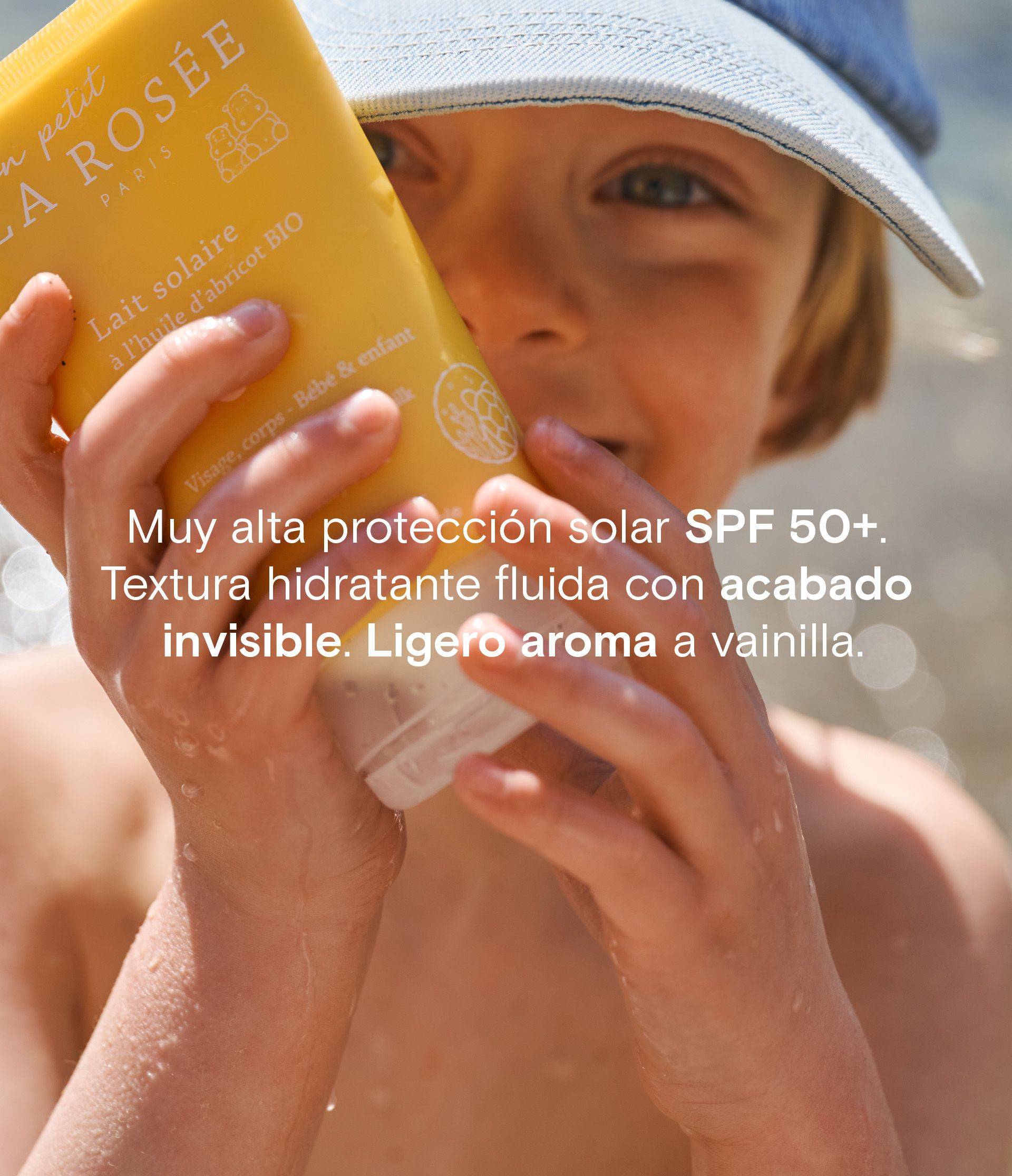 Lait solaire bébé - claim 2 ES